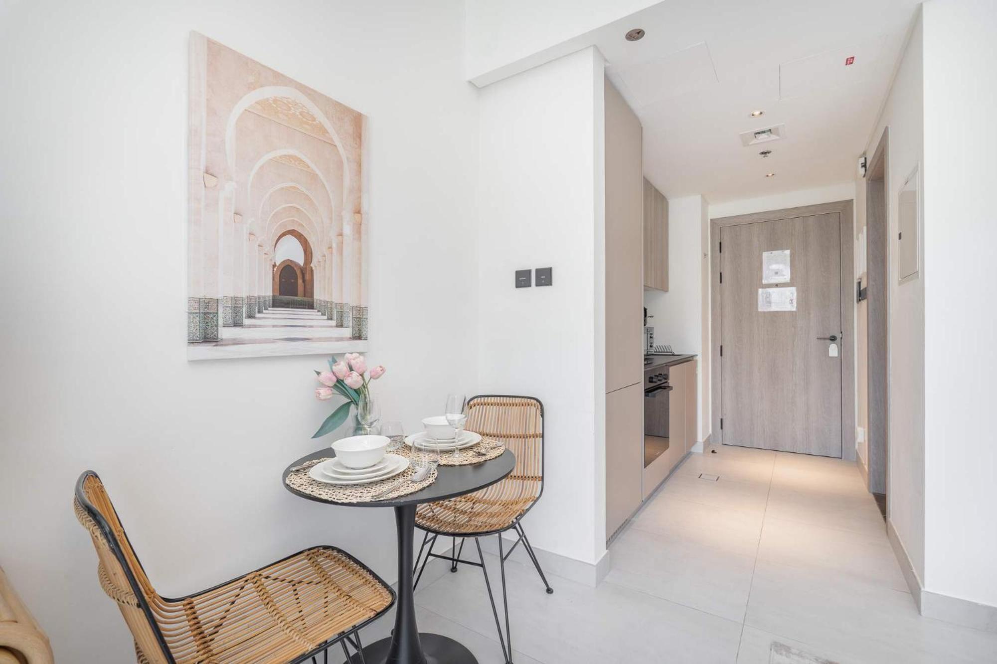 Apartment Modern Bali Vibes With Pool And Palm Tree Views Jvc Dubai