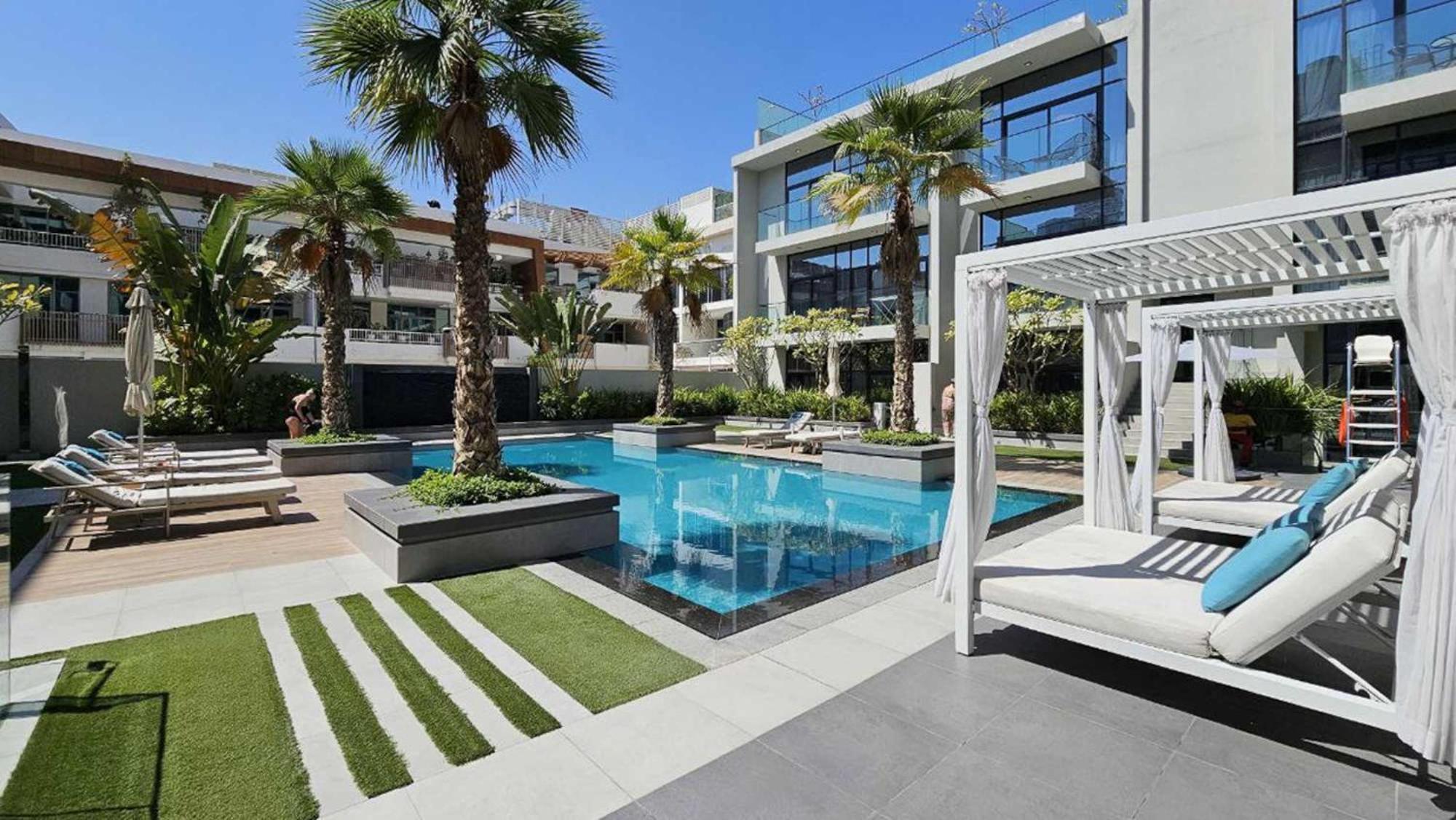 Modern Bali Vibes With Pool And Palm Tree Views Jvc *
