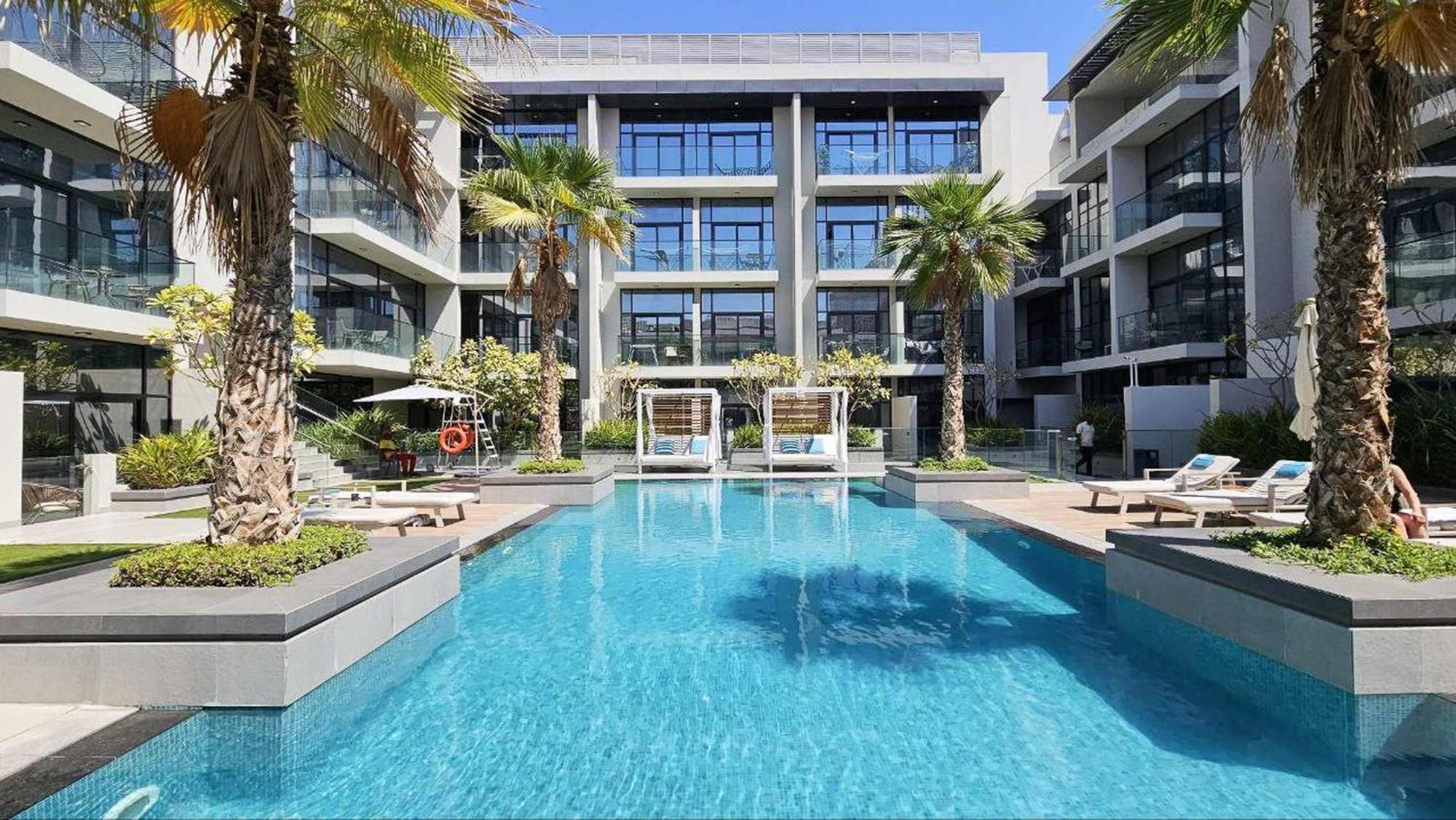 Modern Bali Vibes With Pool And Palm Tree Views Jvc * Dubai